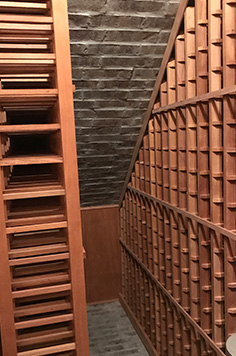 wood clasical wine cellar
