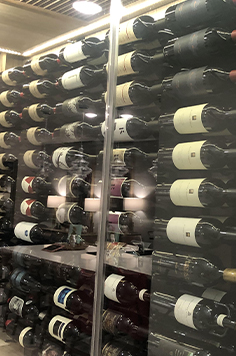 houston custom wine cellar hiddedn room