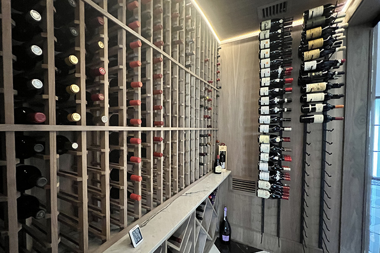 custom wine cellar march 20205, Houston, Texas