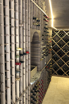 custom wine cellar in Arlington Heights Houston, Texas