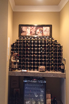 wine bottles, wine cellar, granite top, import wine, french wine, box of wine, aabc wine cellar, stacks of wine, expensive wine, vinefield painting