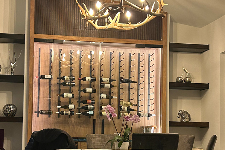 custom wine cellar march 20205, Houston, Texas