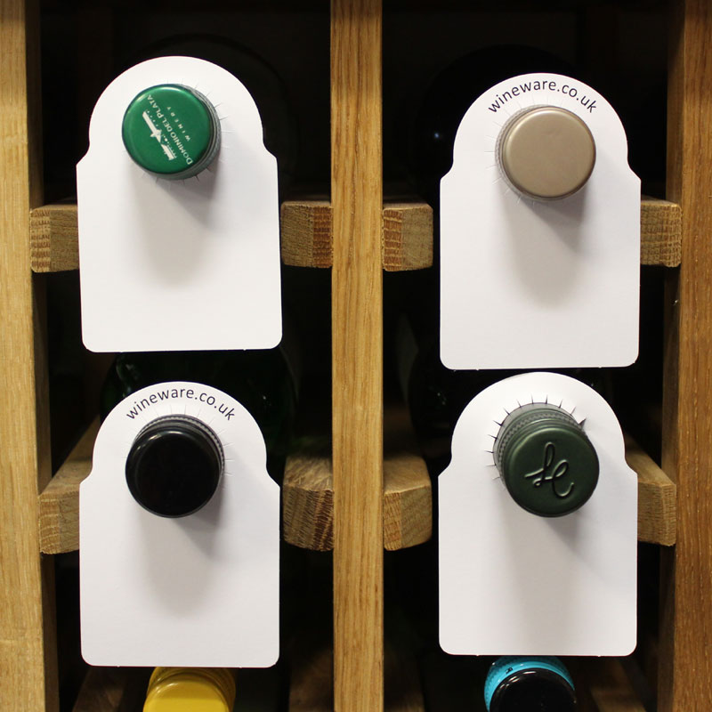 wine bottle tags example