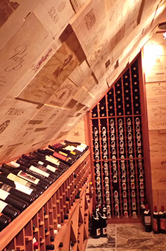 small wine cellar
